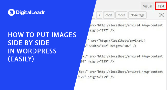 How to Put Images Side by Side in WordPress (Easily)